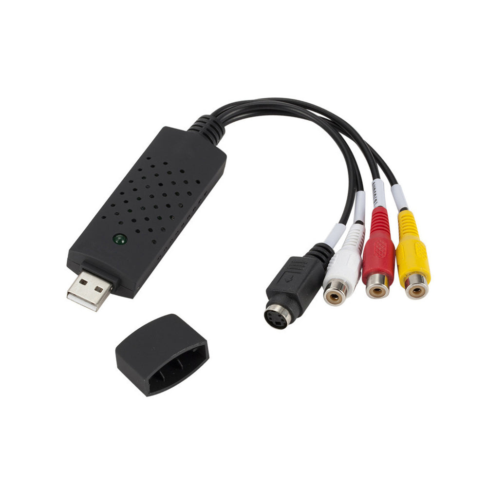 USB 2.0 Audio Video Adapter VHS to DVD VCR PC HDD Converter Digital Capture Card Adapter