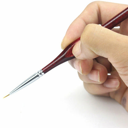 11 PCS Artist Paint Brush Set Detail Painting Brush-Red