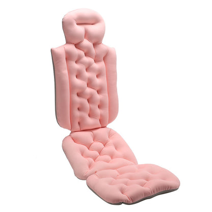 Full Body Bath Pillow Bath Tub Pillow Spa Bathtub Pillow Bathtub Cushion-Pink