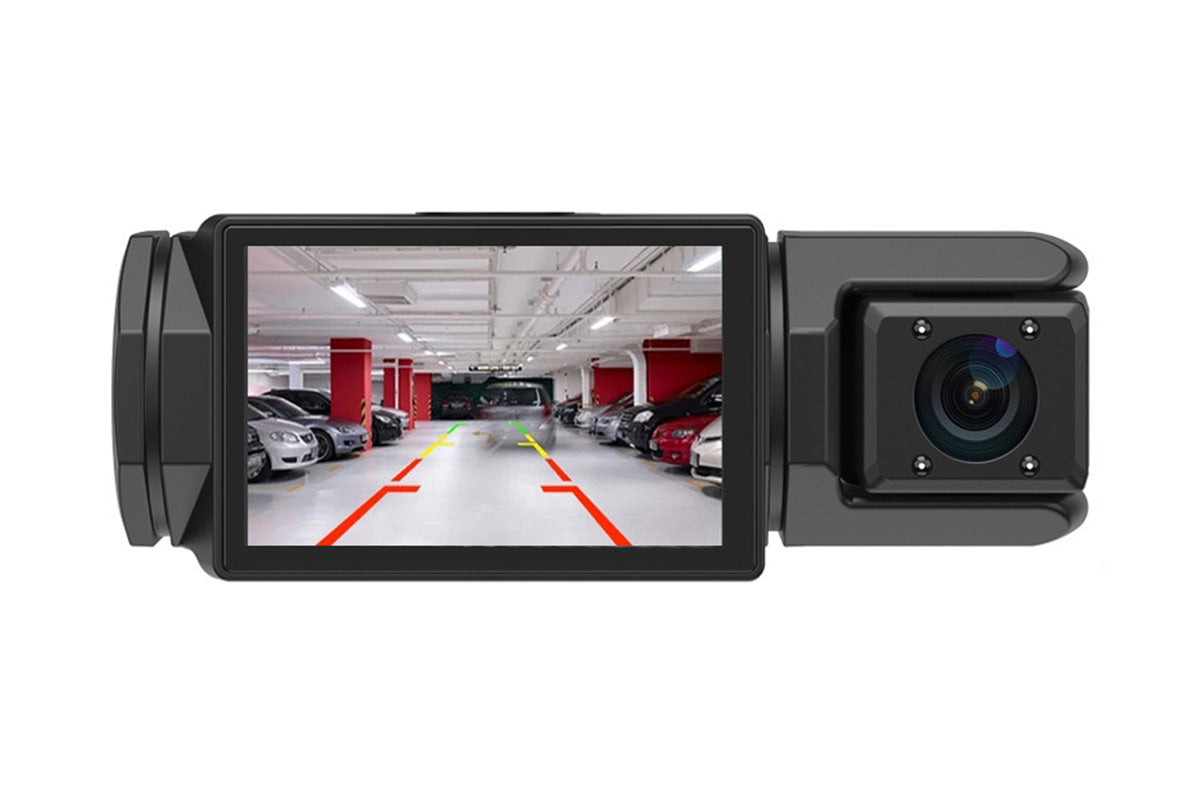 3 Channel Dash Cam With Motion Detection