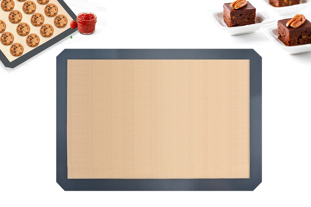 3PCS Silicone Baking Mat Reusable Oven Baking Sheet for Cookie Bread Pastry