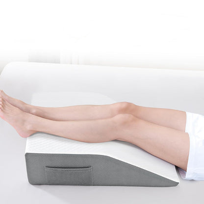 Triangular Nursing Pillow Dual-Layer Foam for Leg Elevation