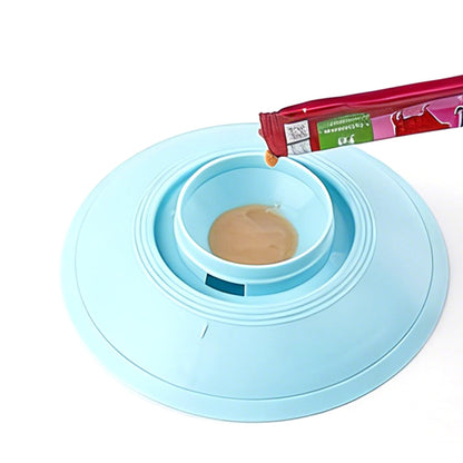 2PCS Non-Slip Slow Feeder Bowl for Dogs & Cats