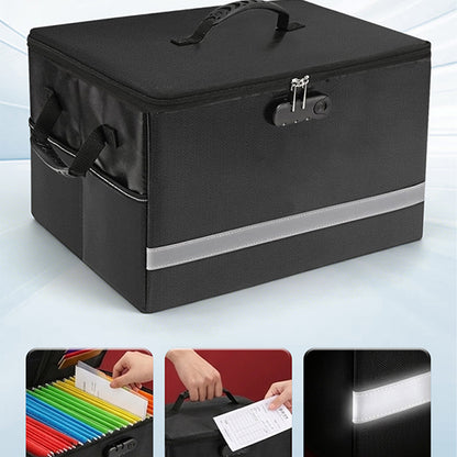 Fireproof Document Box with Combination Lock