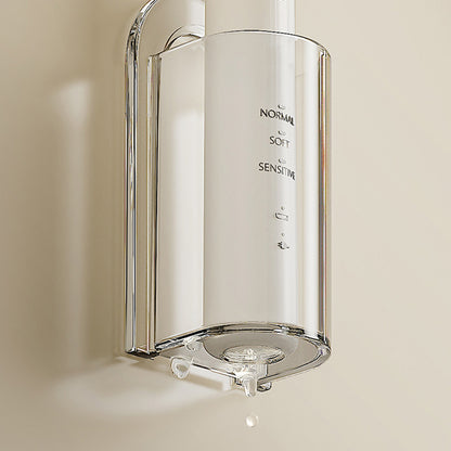 2Pcs Clear Wall-Mounted No-Drill Electric Toothbrush Holders