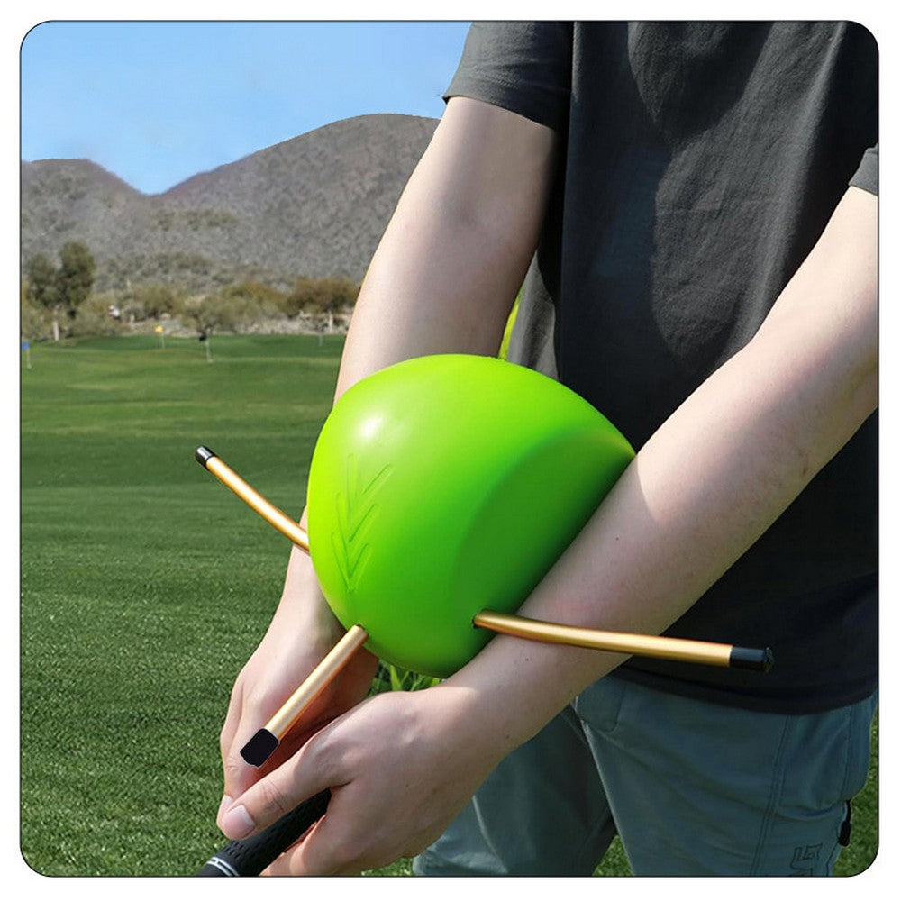 Golf Swing Training Aid Tools Golf Training Ball Posture Correction for Beginner-Gold