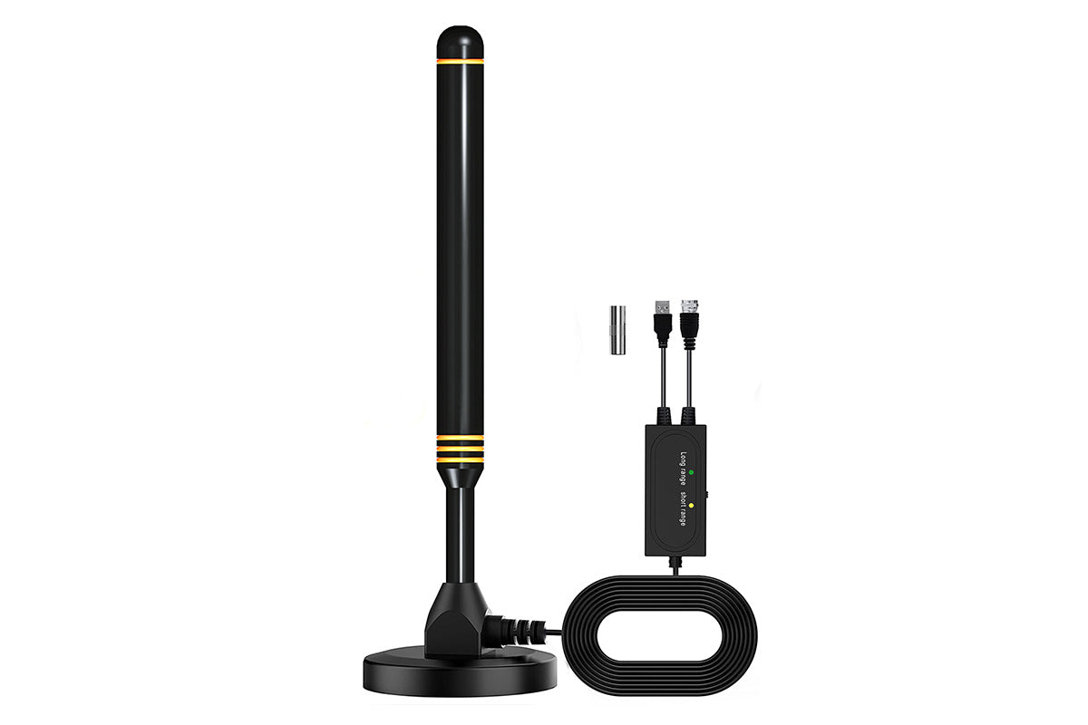 2Pcs Digital TV Antenna Long Range HD TV Antenna HDTV Amplifier Signal Booster