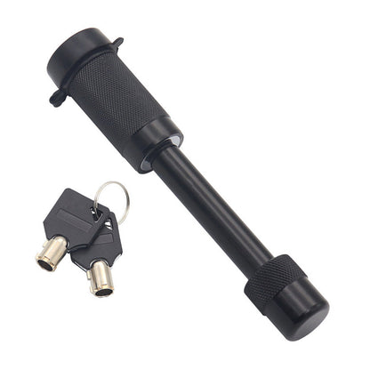 Trailer Hitch Lock with Key Anti-Theft Lock with Water-Resistant Cover for Towing Boat Truck RV Car Trailer