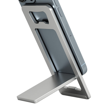 Foldable Aluminum Cell Phone Stand Portable Adjustable Holder for Desk and Travel