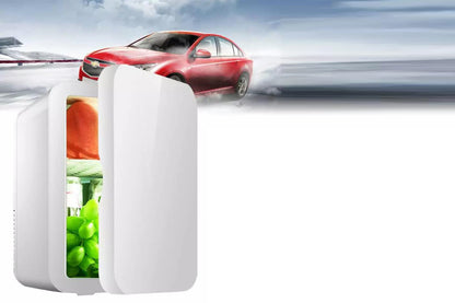 2 in 1 8L Mini Fridge Portable Freezer Drinks Beer Cooler Warmer Bar Freezer Ice Cosmetics Home Refrigerator