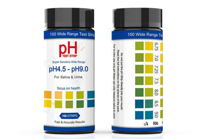 200Pcs pH Test Strips for Urine and Saliva 4.5-9.0 pH Paper for Liquid Testing Food Making