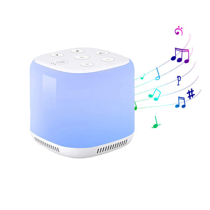 Portable White Noise Sound Machine for Baby Kids Adults Rechargeable Lullaby Machine with Night Light Sleeping Aid