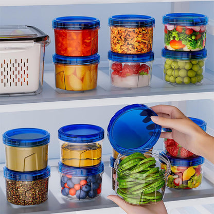 6PCS 500ml Food Storage Containers ¨C Reusable Meal Prep Boxes Microwave & Freezer Safe
