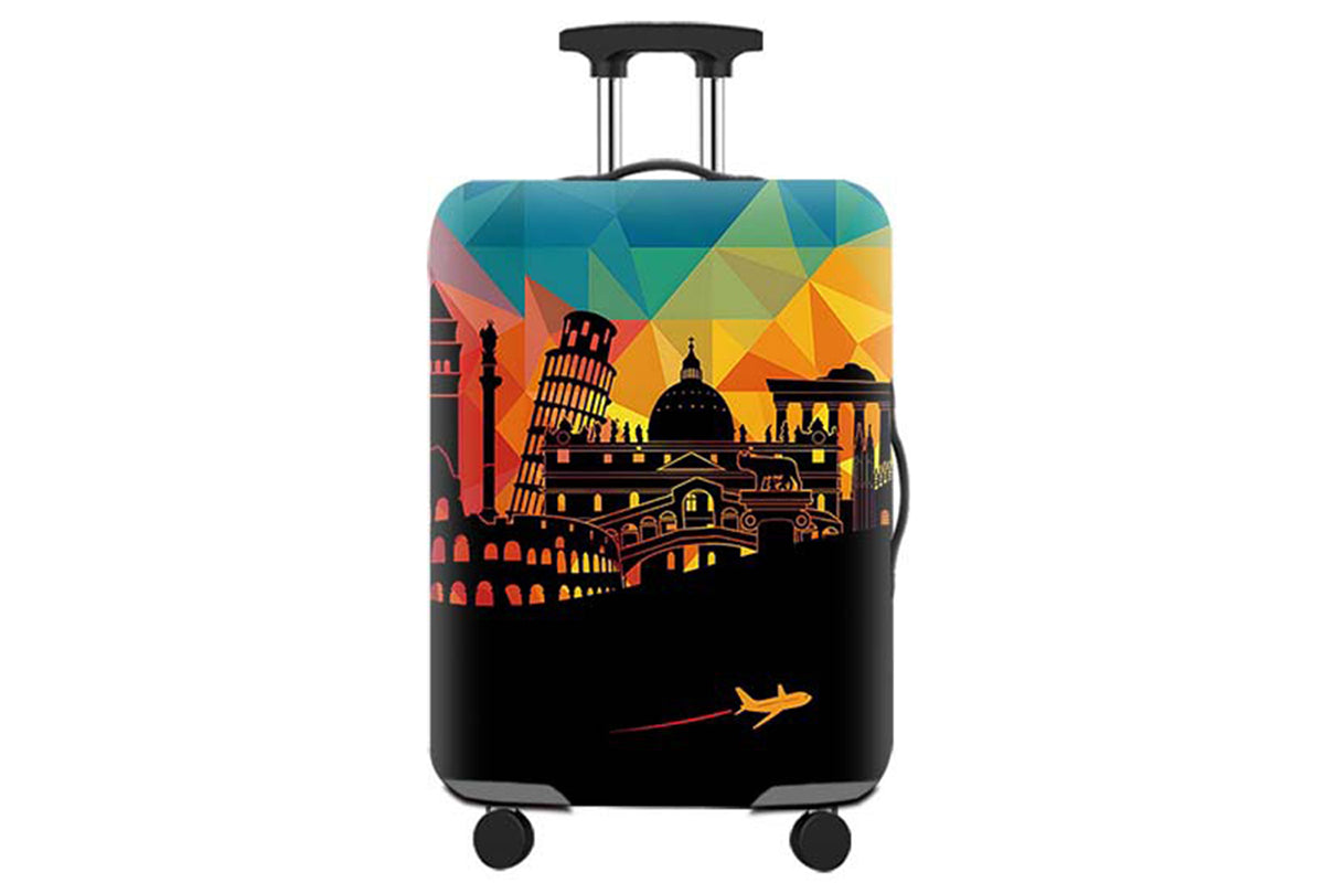 Elastic Travel Luggage Cover Thick Travel Suitcase Protective Cover-Style 1