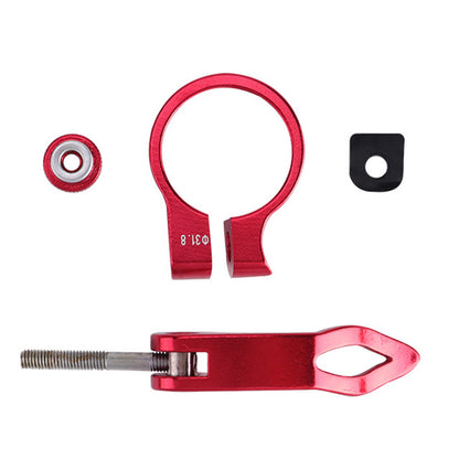 2 Piece Bike Seat Post Clamps-Red