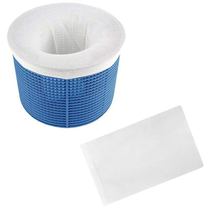 60 Piece 22cm Stretch Fine Mesh Pool Skimmer Filter Socks Reusable