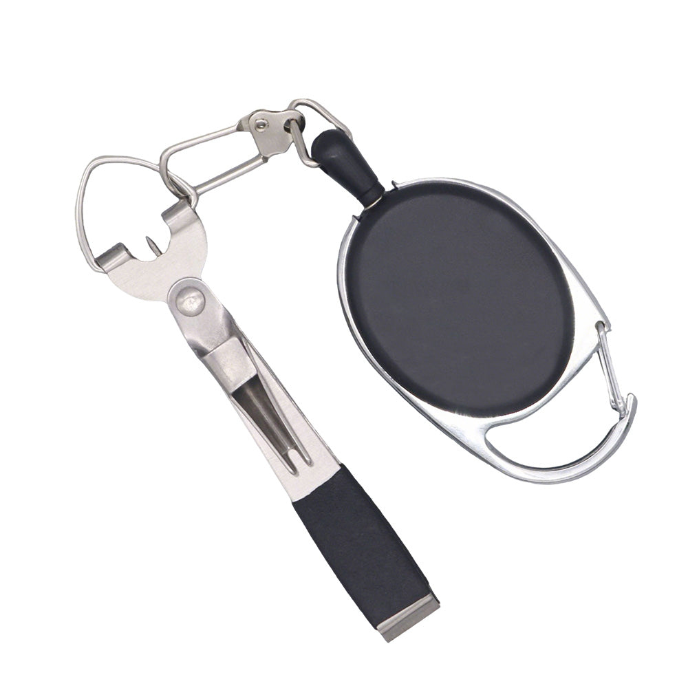 Fishing Knot Tying Tool Fast Line Clippers Tie Tippet Cutter Nipper-Silver