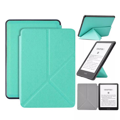 Origami Smart Folding Folio Case Cover for Kindle Paperwhite 5 11th Gen Green