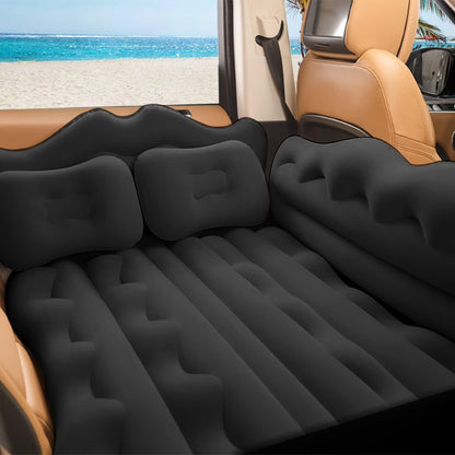 Inflatable Car Air Mattress for Back Seat-Black