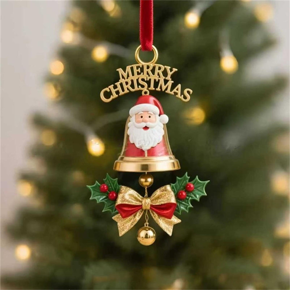 6 Piece Acrylic Christmas Tree Ornament Hanging Decoration Set
