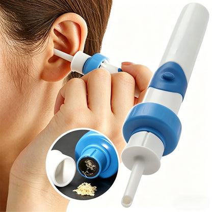 Electric Ear Wax Removal Tool with 2 Soft Tips Ear Vacuum Wax Remover
