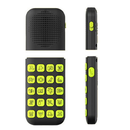 20 Sound Effect DIY Recording Prank Toy with Remote for Boys and Girls - Black