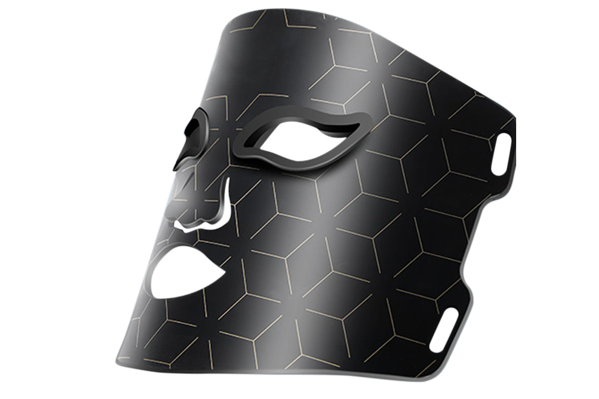 Red Light Therapy for Face with Remote Red Light Mask at Home-Black