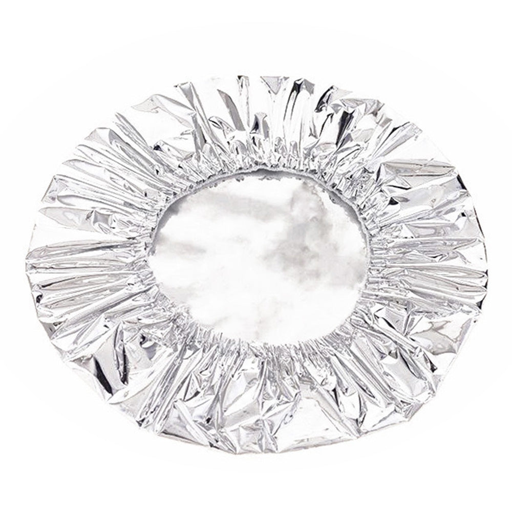 200Pcs Reusable Elastic Aluminum Foil Food Covers