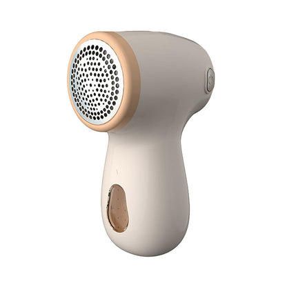 Rechargeable Electric Fur Remover Digital Display Fabric Shaver for Clothes Beige