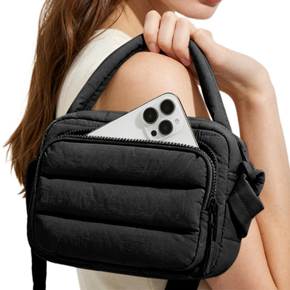 Large Capacity Crossbody Bag -Black
