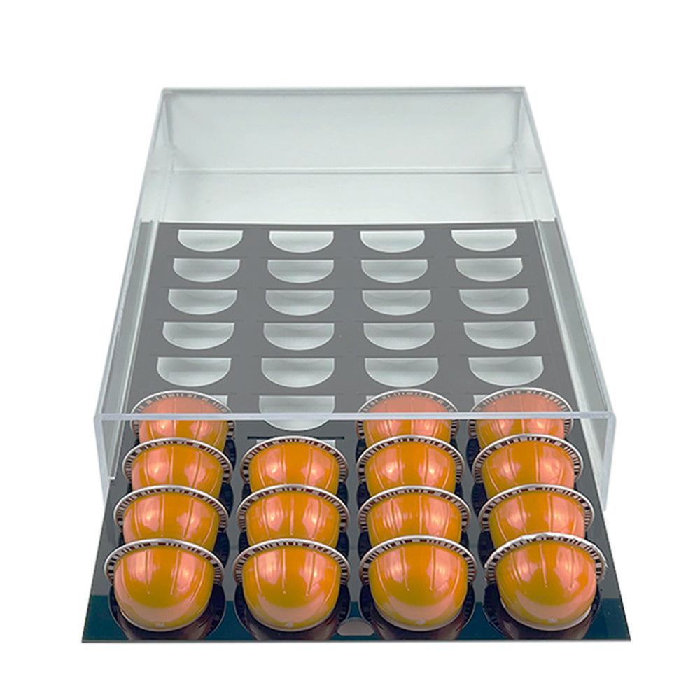 Acrylic Coffee Pod Holder Countertop Coffee Capsule Organizer for Coffee Lovers