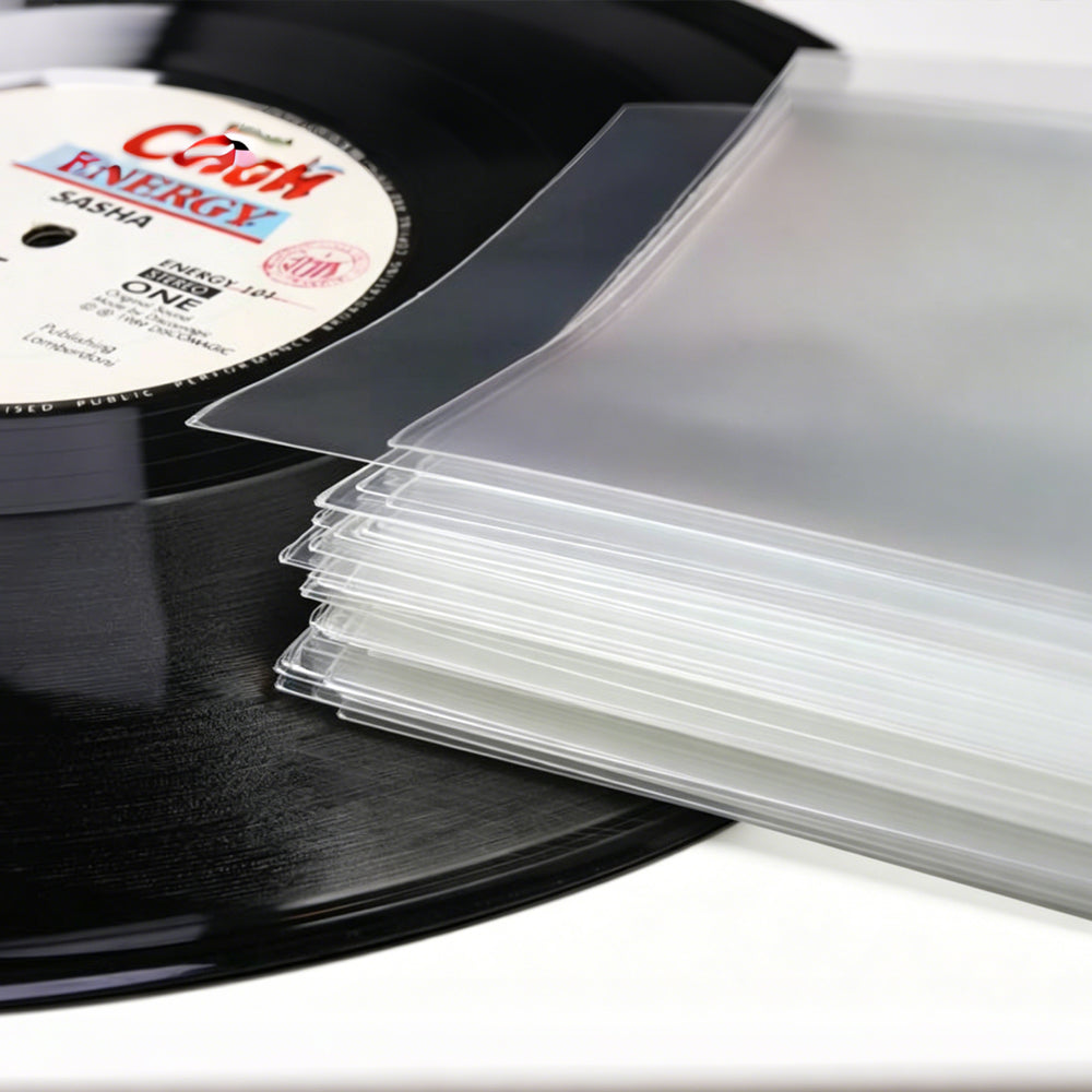 50Pcs LP Vinyl Record Sleeves Outer Protective Covers High Transparency Record Storage
