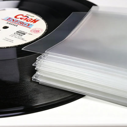 50Pcs LP Vinyl Record Sleeves Outer Protective Covers High Transparency Record Storage