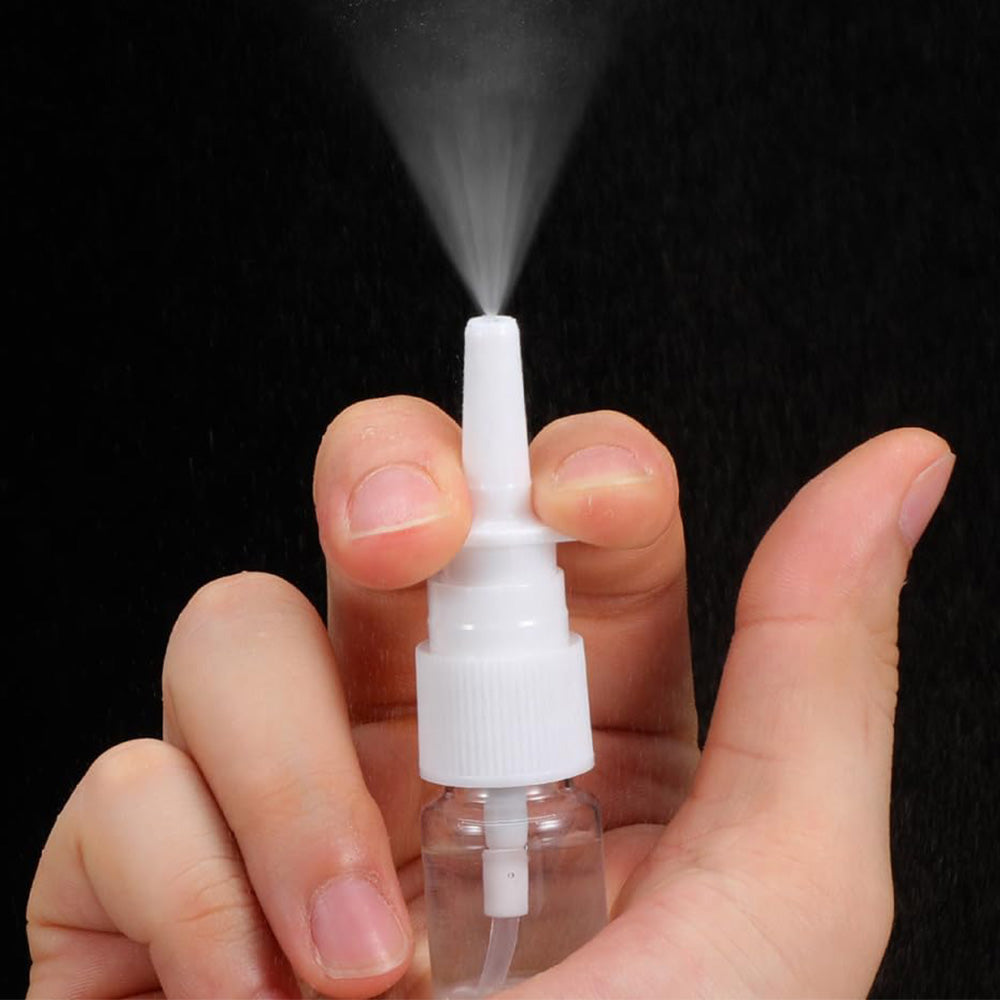 10 Piece 5 ml PET Refillable Fine Mist Spray Pump Bottles - Clear