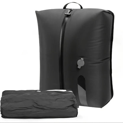2Pcs 17L Travel Pack Vacuum Bags Anti Rip Nylon Compression Bags with Pump