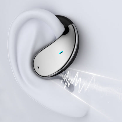 115-Language Wireless AI Translator Headphone Bluetooth Earbuds with Charging Case Black