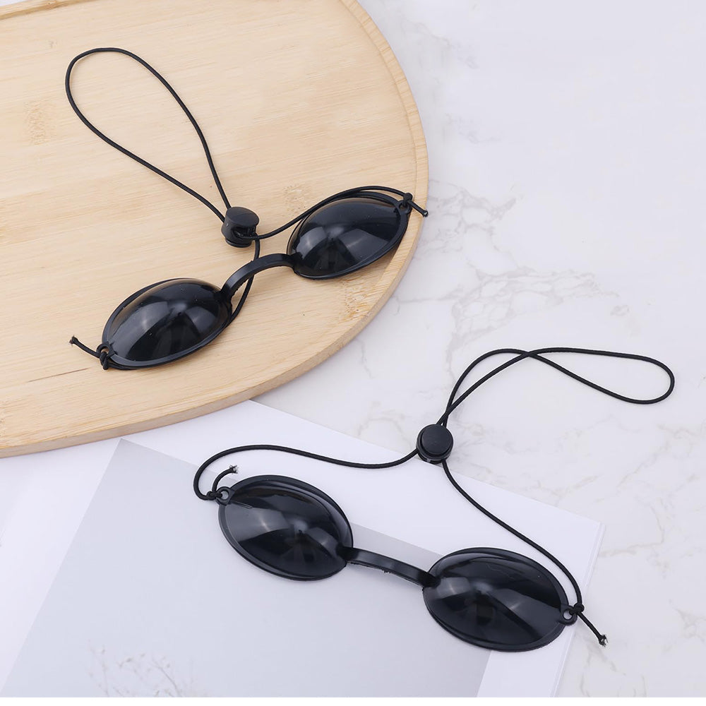 2Pcs Red Light Therapy Goggles Eye Protection for Tanning & Sunbathing