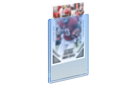 100PCS Card Sleeves Toploaders Hard Plastic Trading Card Protectors Case