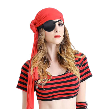 2Pcs Set Eye Patch Adjustable Single Eye Mask for Left or Right Eye