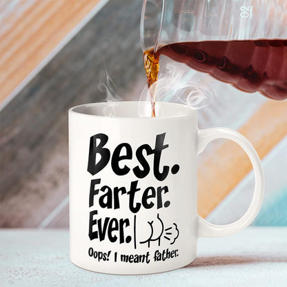 325ml Funny Coffee Mug with Handle Tea Cup-Black