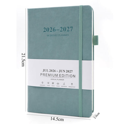 2026â€?027 Monthly Planner Calendar Blue