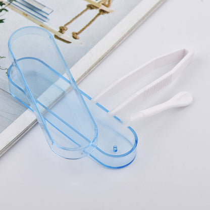 10 Piece Lens Tool Kit with Tweezers Applicator Remover - Blue