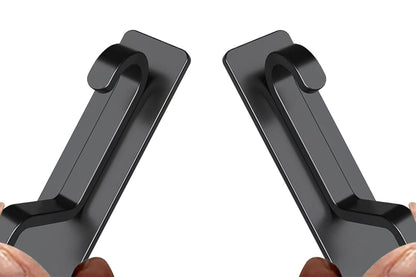 4Pcs Self Adhesive Wall Hook Double Hook Hanger Home Kitchen Bathroom Hanger Cabinet Tool