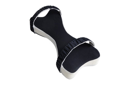 Memory Foam Leg Elevation Pillow for Side Sleeping-Navy blue