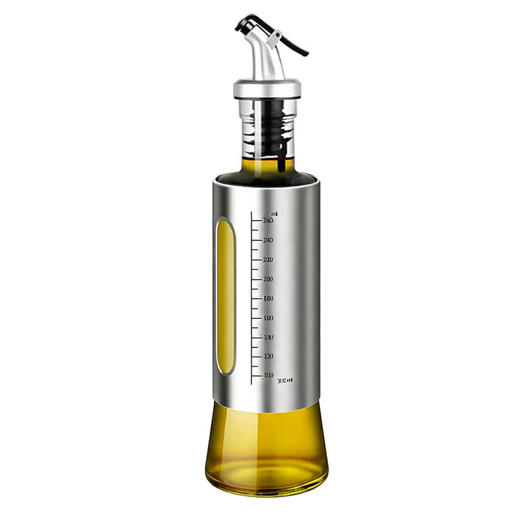 Glass Oil Dispenser with Capacity Markings