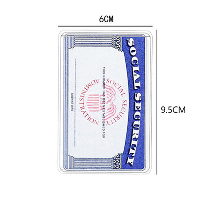 16 Pack PVC Card Holder Clear ID Protector for Social Security Credit Insurance Cards