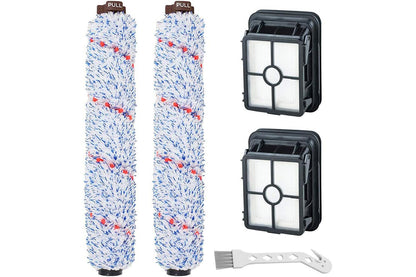 7Pcs Vacuum Filter and Brush Roll Replacement Parts for Bissell Crosswave 1713 1785 1866