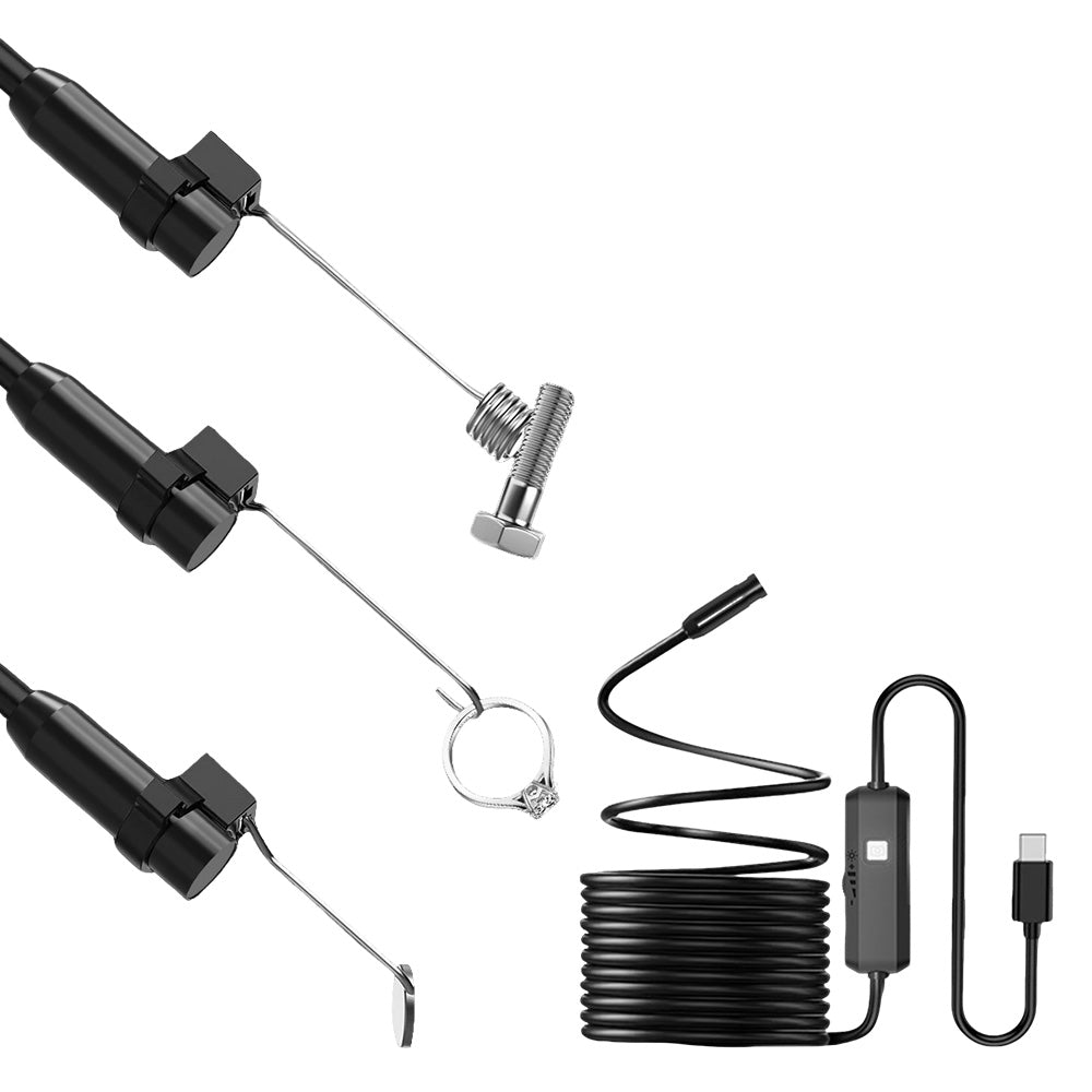 8mm USB Type C Inspection Camera with 8 LED Lights