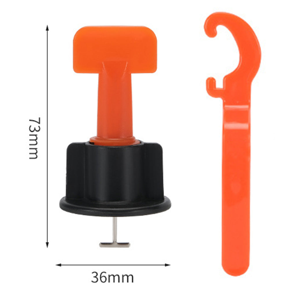 50 PCS Tile Leveling System Kit with Wrench