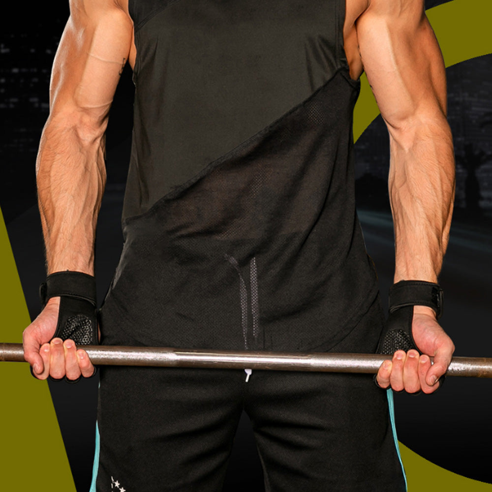 Pair of Fitness Gloves Weight Lifting Gym Workout Training Wrist Wraps